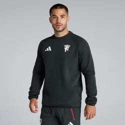 Manchester United Tiro Tech Sweatshirt Green L