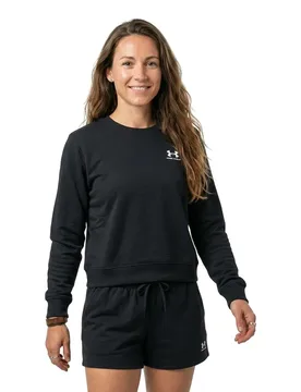 Sweat-shirt Sport Terry Crew Black M - Under armour - FashionsVida