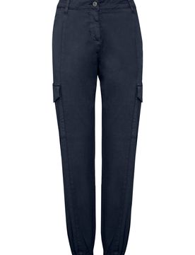 Oxmo Pantalón cargo azul moteado
