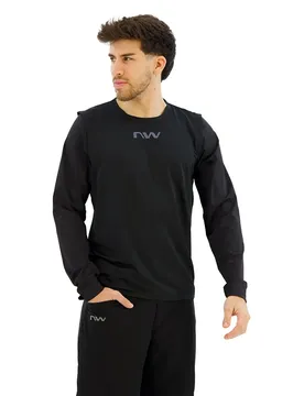 Maglia Da Enduro A Maniche Lunghe Crew Pro Black