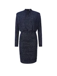 Richroyal Minirobe bleu marine XS