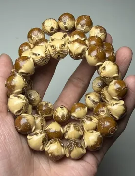 Carved floral panda , fortune , purple gold rat, Bodhi bracelet 12-13mm Buddhist beads - Aliexpress - FashionsVida