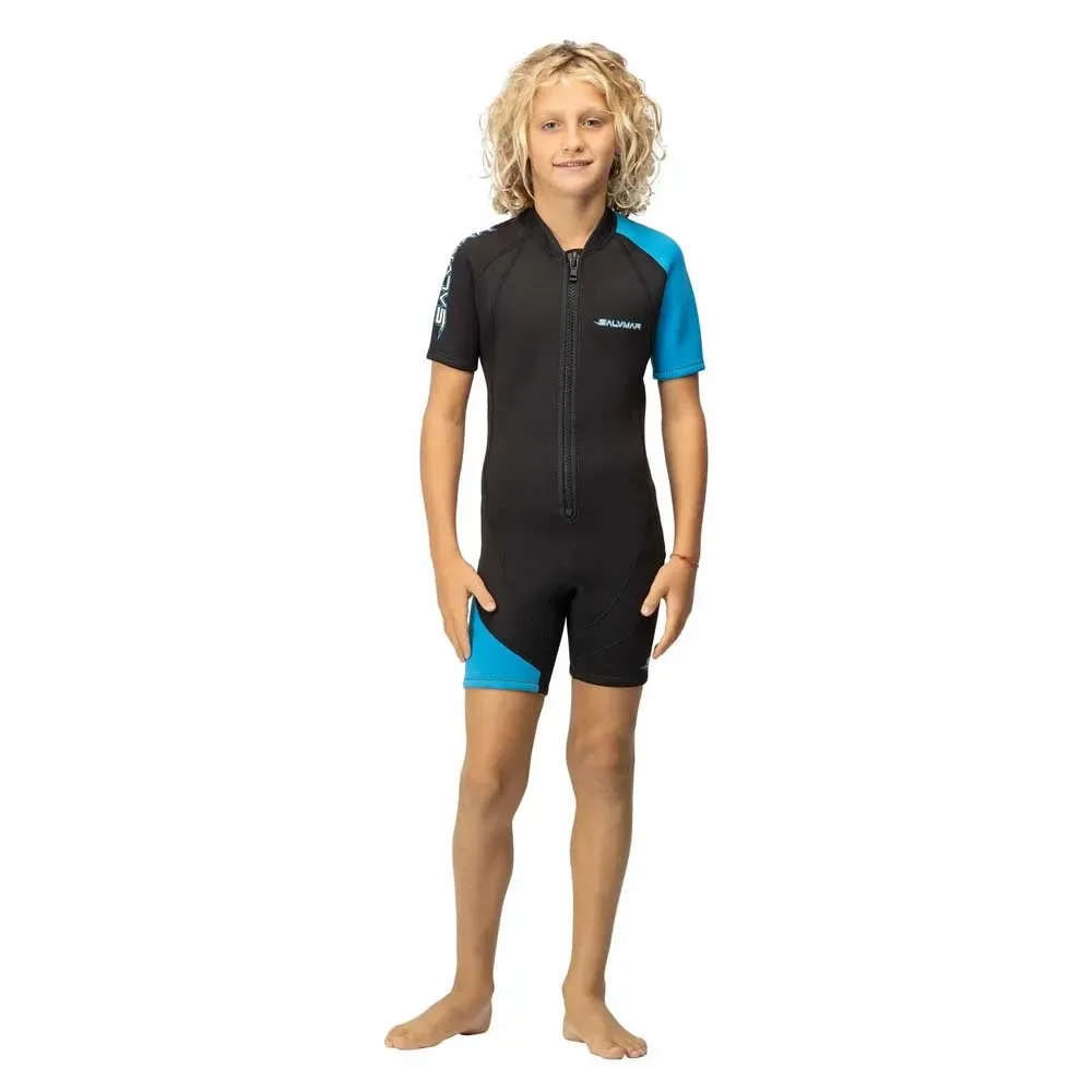 Muta Shorty Junior A Maniche Corte Aquatic 2 Mm - Salvimar - FashionsVida