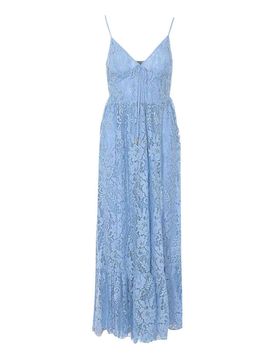 Vestito in pizzo azzurro