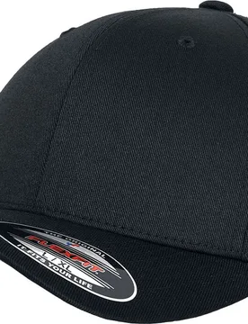 Cap - Wooly Combed - schwarz - Unisex - unisex - Flexfit - FashionsVida