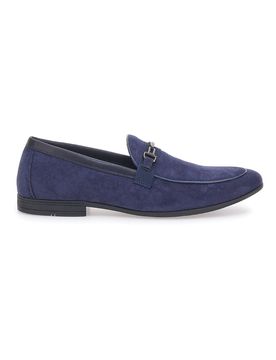 Mocassini Blu a Punta con Fibbia 218014 45