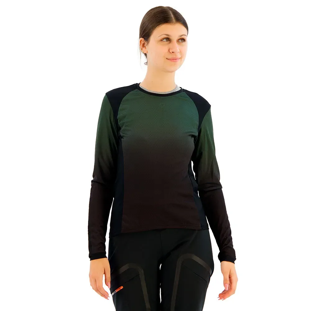 Maglia Da Enduro A Maniche Lunghe Trail Schwarzwald Green - Assos - FashionsVida