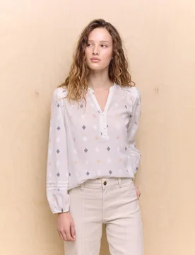 Camisa de mujer bordada - Easy Wear - FashionsVida