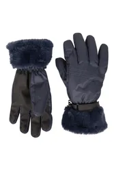 Parallax Womens Waterproof Ski Gloves - Navy - Navy - Size: XS