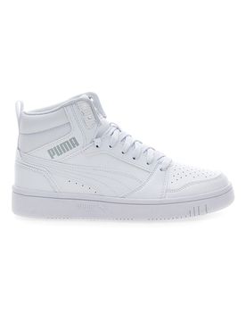 Sneakers Mid-Cut con Tomaia Traforata REBOUND V6 MID JR Bianche 38