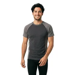 T-shirt à Manches Courtes Unique 50567 Black / Dark Anthracite M