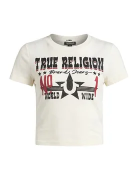Camiseta Mujer Hueso L,M,S,XL,XS,XXL Mujer - True religion - FashionsVida