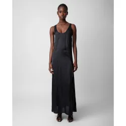 Zadig & Voltaire - Vestido Rarys largo satinado