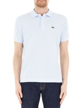 Polo in cotone AZZURRO CHIARO 5