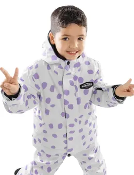 Veste Kw1 Fay White / Purple 7-8 Années Garçon,Fille