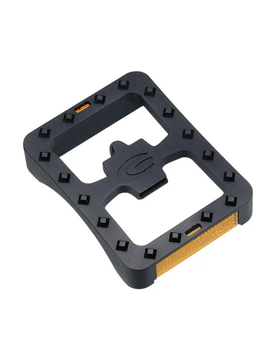 Adattatori 72x98x18mm SPD/FLAT in Termoplastica Nero 2 pezzi