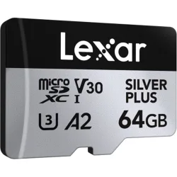 Tarjeta de memoria MicroSD Silver 64GB
