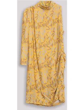 Vestido corto dune con estampado asimétrico y tirante ancho - Niza - FashionsVida
