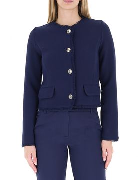 Cardigan girocollo BLU NAVY 46