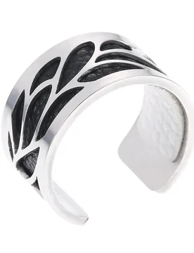 Cremo Stainless Steel Open Rings Bague Interchangeable Leather Ring Women's Accessories Inoxydable 2020 - Aliexpress - FashionsVida