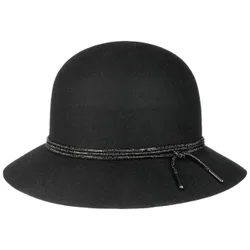 Piavesca Wool Cloche Hat by - black - Damen - Size: One Size