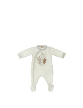 Tutina in ciniglia BIANCO 068/6M