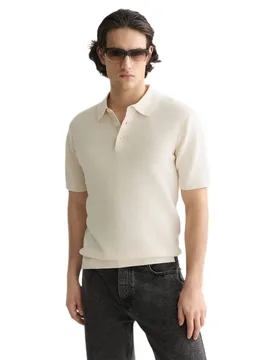Polo A Maniche Corte 183611 Regular Fit Eggnog L - Scotch & Soda - FashionsVida