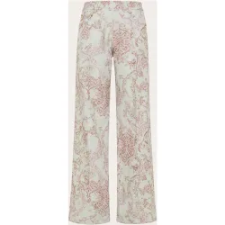 Pantalón recto de algodón