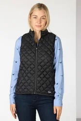 Runswick Womens Diamond Quilt Gilet - - Size: 8