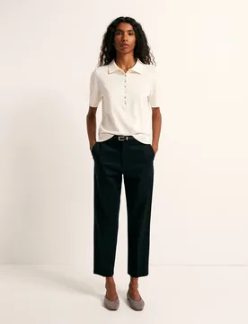Sfera - Pantalón satén cinturón - Sfera - FashionsVida