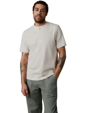 Camiseta de hombre manga corta lisa - Faherty - FashionsVida