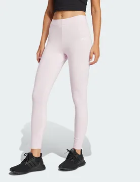 Leggings Essentials Linear Cotton S Clear Pink / White - Adidas - FashionsVida