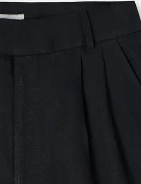 Pantalones de vestir de mujer lino - Silbon - FashionsVida