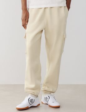 Pant Cargo Club beige/blanc xs