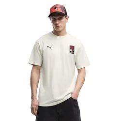 T-shirt à Manches Courtes Ac Milan Culture Relaxed Vapor Gray L