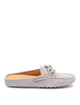 Mocassino Gommino Guanto In Pelle Scamosciata