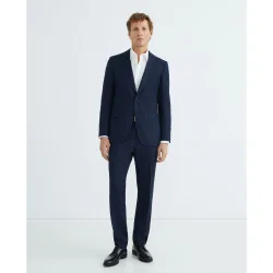 Traje hombre regular fit ojo de perdiz