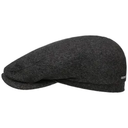 Cashmere Driver Flat Cap by - anthracite - Female - Size: 61 cm