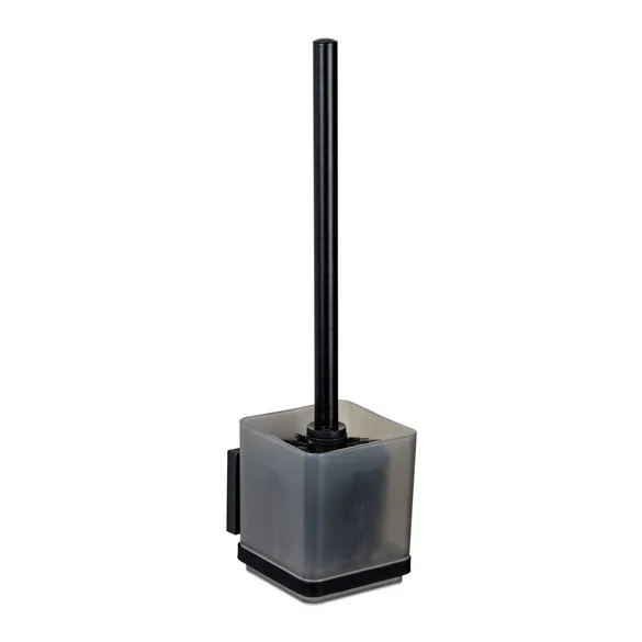 WC-Garnitur „Quadro“ Schwarz Vacuum-Loc® - WENKO - FashionsVida
