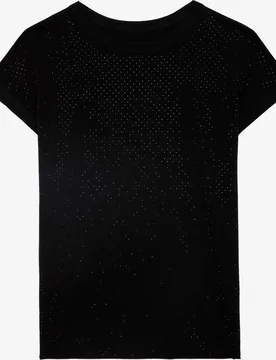 Zadig & Voltaire - Camiseta sin mangas cecilia de mujer de sin mangas en algodón - Zadig & Voltaire - FashionsVida