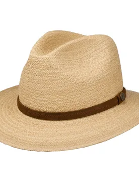 Calivo Traveller Raffia Hat by - nature - Female - Size: S (54-55 cm) - Balmoral - FashionsVida