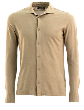 Zanone camicia uomo beige