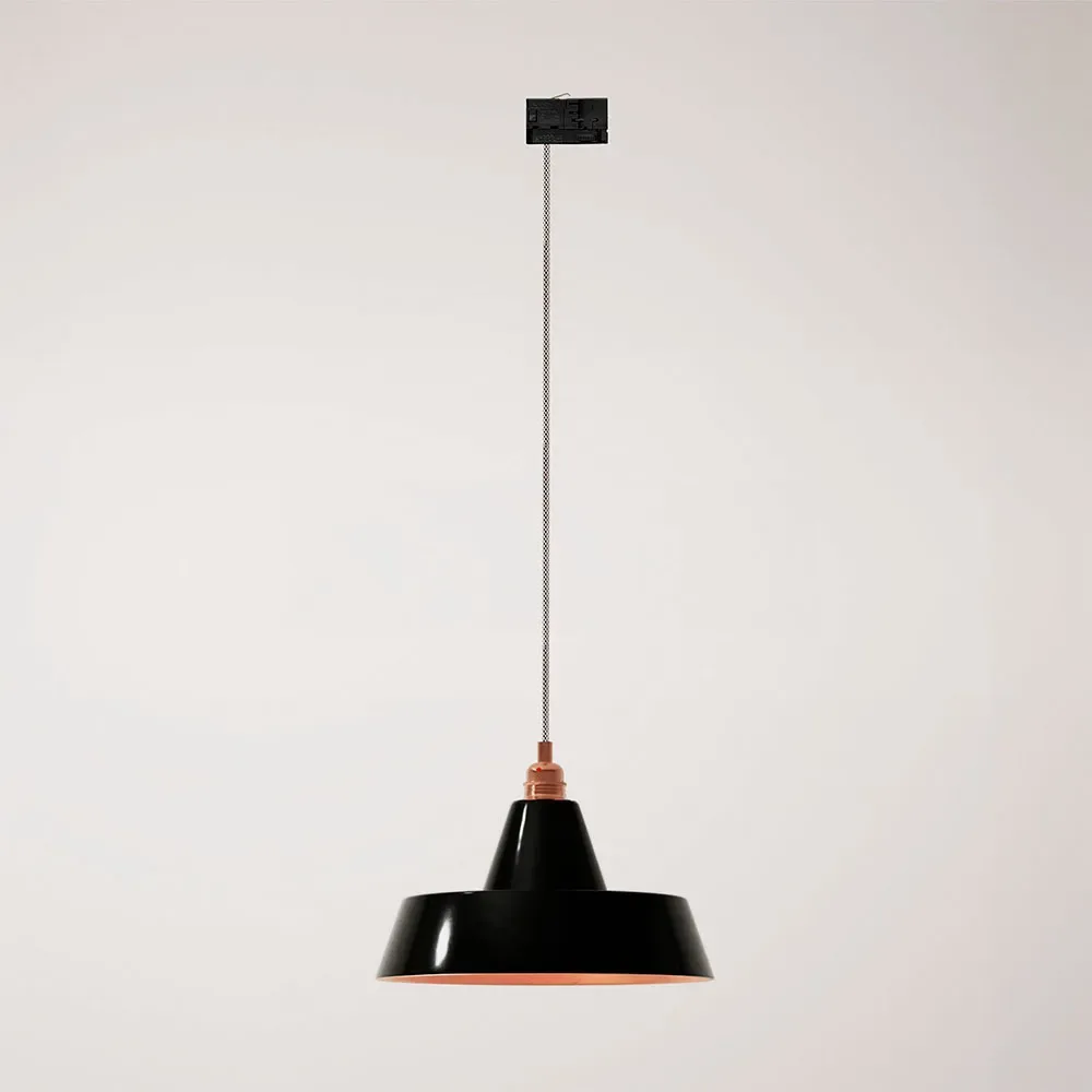 Cables Lampe Suspendue Industrial Ceramic Track Stucchi Black / Copper One Size - Creative - FashionsVida