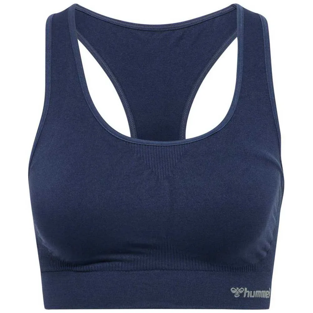 Soutien-gorge De Sport Tif Seamless Black Iris XS - Hummel - FashionsVida