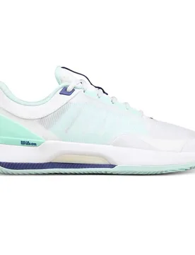 Intrigue Tour Clay Shoes White / Bay / Skipper Blue UK 7 - Wilson - FashionsVida