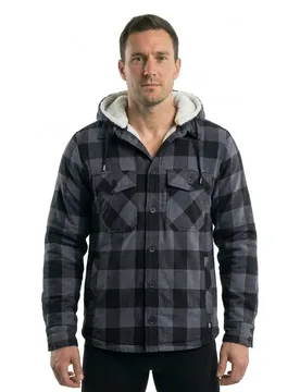 Veste Lumberjack Black / Grey 7XL - Brandit - FashionsVida