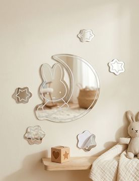 Set di specchi da parete Miffy 6 pack - clear