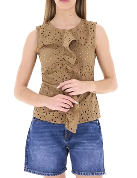 Top in Sangallo CAMMELLO 44 - EMME MARELLA - FashionsVida
