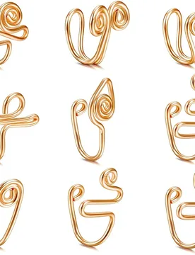 Fake Nose Ring Stainless Steel Rose Gold Popular Body Piercing Summer Body Jewelry Jewelry Gifts Nose Nails Nose Decorations - Aliexpress - FashionsVida