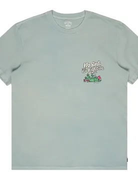 T-shirt à Manches Courtes Message Dusty Blue XL